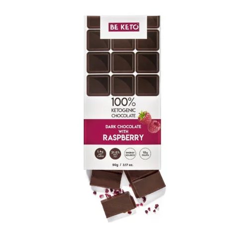 Beketo Keto Czekolada Z Malinami I Olejem Mct - 90 G