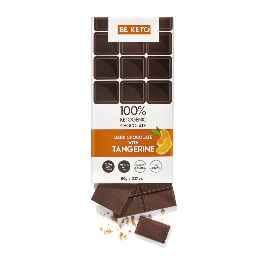Beketo Keto Czekolada Z Mandarynką I Olejem Mct - 90 G
