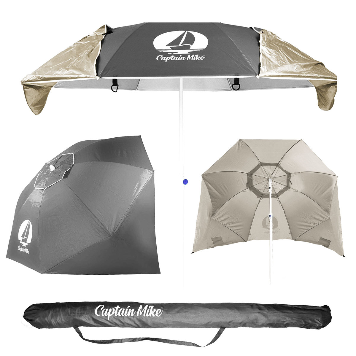Cm Parasol/Namiot Plażowy Z Wentylacją 2,2M, Upf50+ Gr