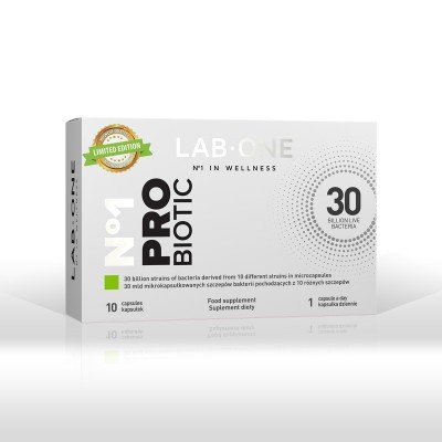 LAB ONE N1 ProBiotic (Probiotyk) 10 kapsułek wegańskich