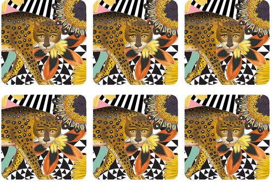 Floral Jungle Podkładki Małe 6Szt