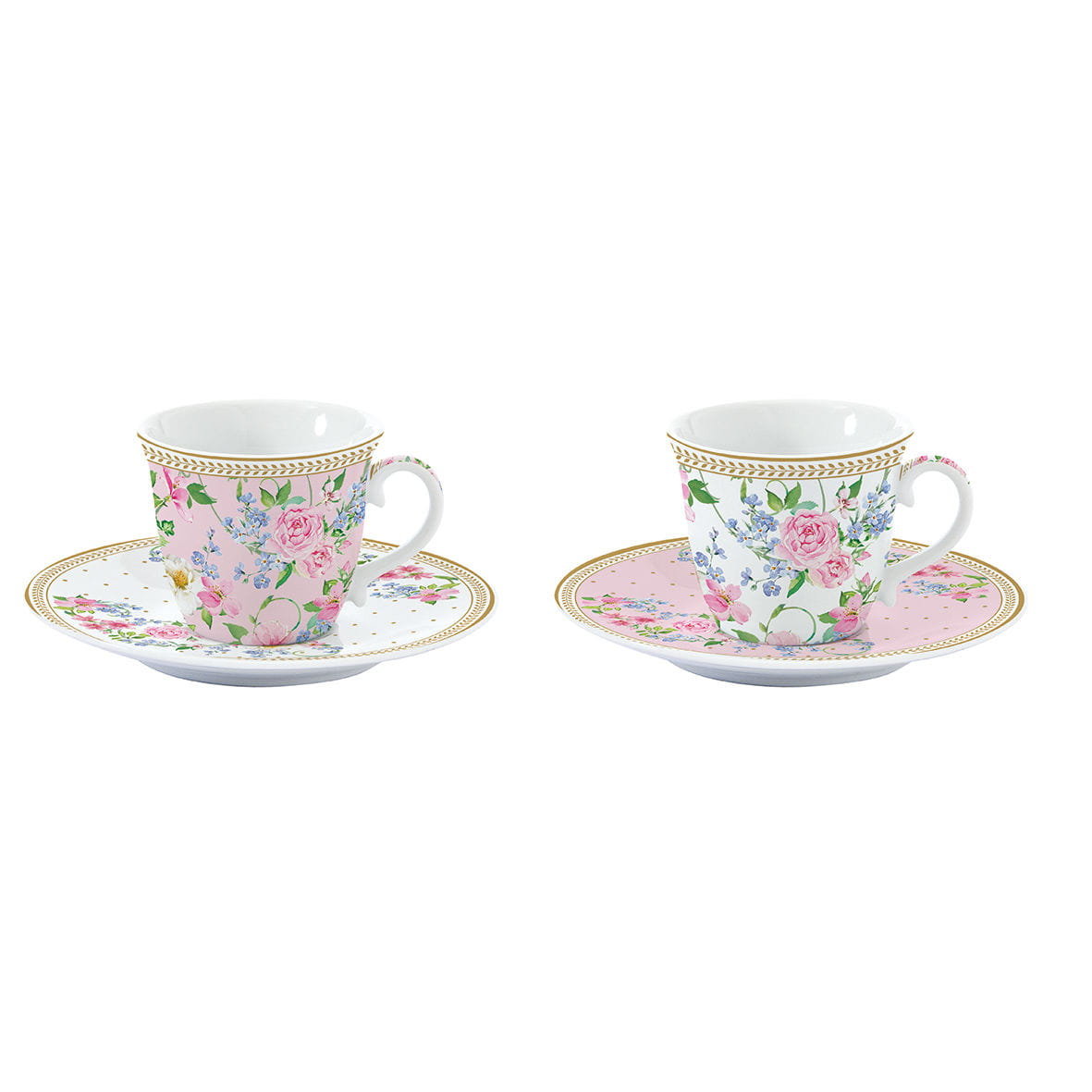 Easy Life/Nuova R2S, 2X Filiżanka-Espresso 75Ml - Garden Joy