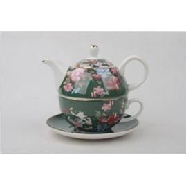 P4Y, Filiżanka Z Czajniczkiem Tea For One Flowers, Kwiaty