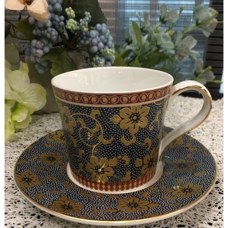 P4Y, Filiżanka 230 Ml + Spodek Kwiaty