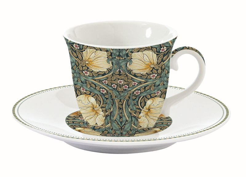 Nuova R2S Easy life FILIŻANKA PORCELANOWA ZE SPODKIEM - Świąteczne Ornamenty - 1106 WICA 1106 WICA