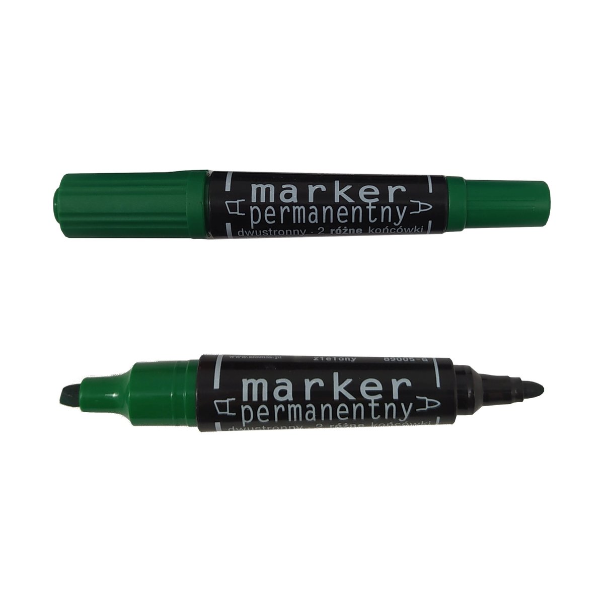 Marker Permanentny 89005 Dwustronny Zielony