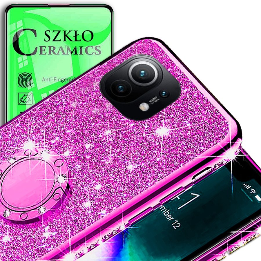 Etui OXYGEN BlinG do Mi 11 Lite 5G + szkło CERAMIC