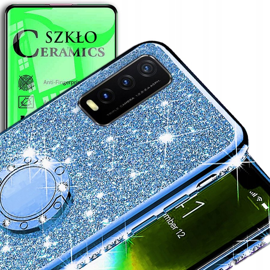 Etui OXYGEN BlinG do Vivo Y11s + szkło CERAMICZNE