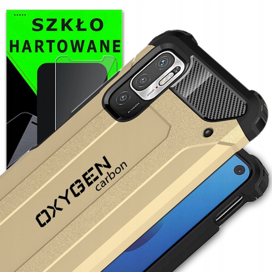 Etui OXYGEN CR do Redmi NOTE 10 5G + szkło 9H