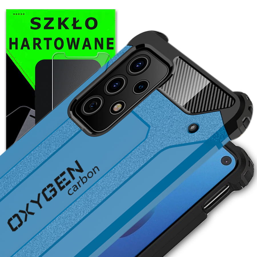 Etui OXYGEN CR do Samsung Galaxy A52s + szkło 9H