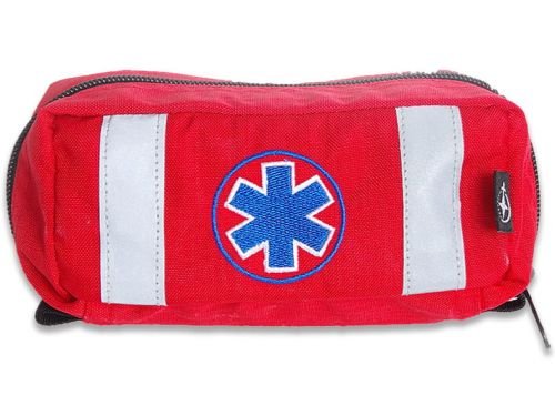 Mini Apteczka osobista z wyposażeniem AOMini Cordura NorthWind odblaskowa - czerwona
