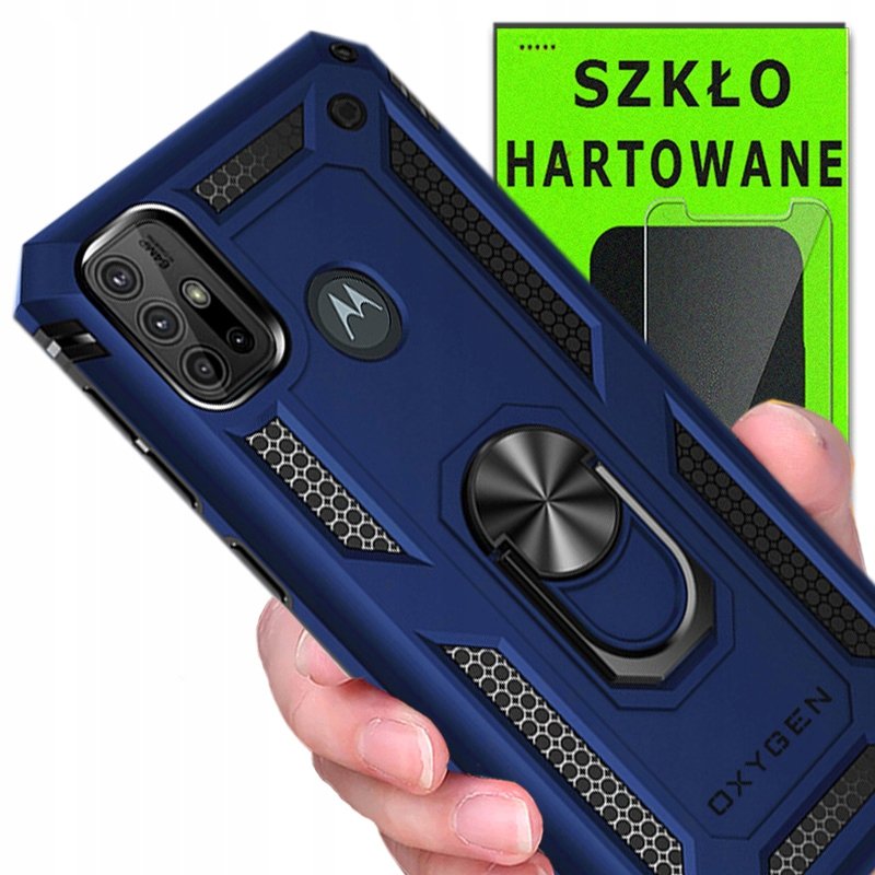 Etui OXYGEN MR do Motorola MOTO G30 + szkło 9H