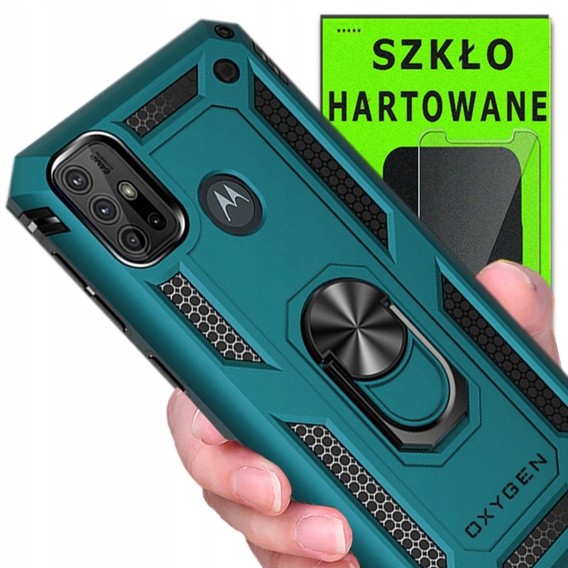 Etui OXYGEN MR do Motorola MOTO G30 + szkło 9H