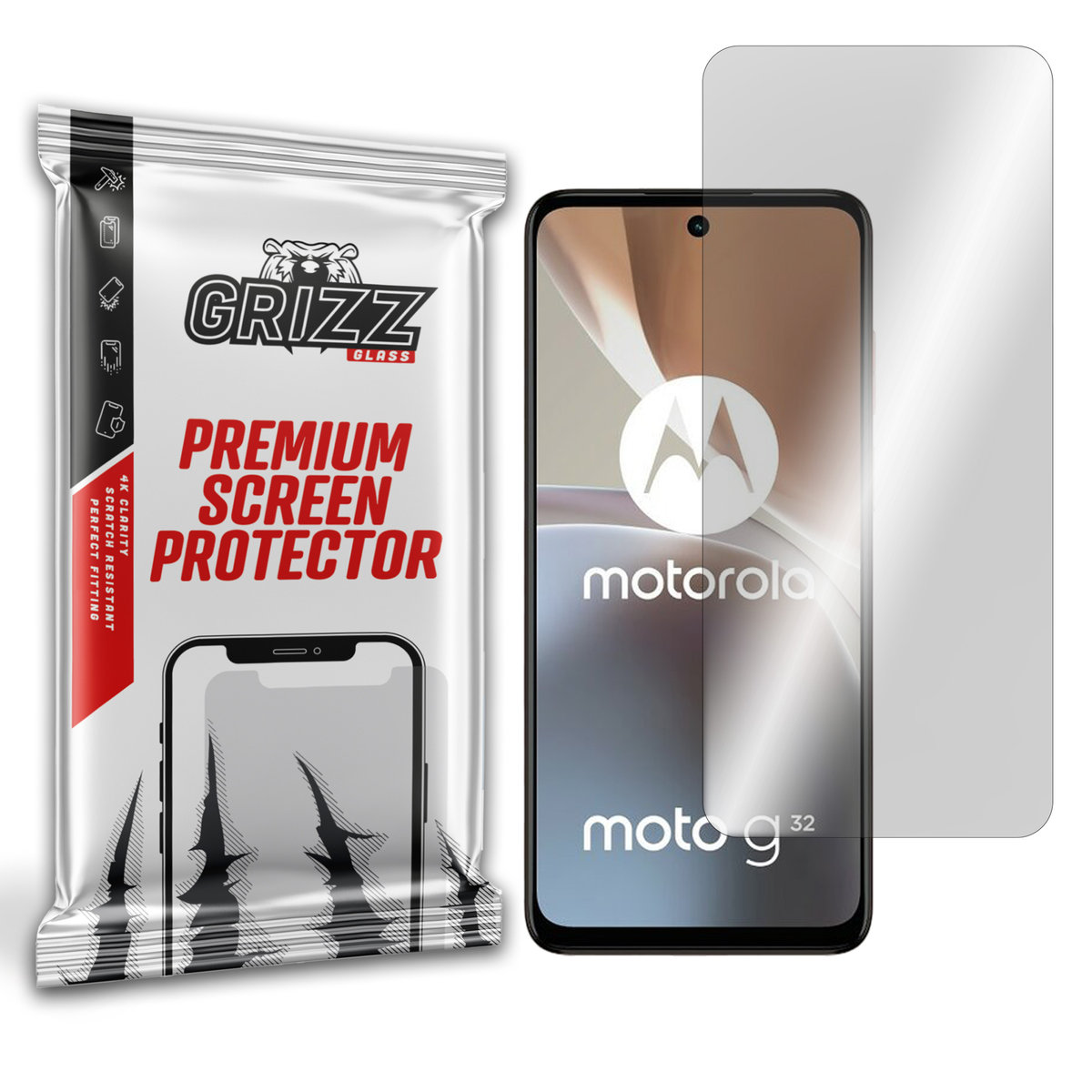 GrizzGlass HybridGlass szkło hybrydowe do Motorola Moto G32