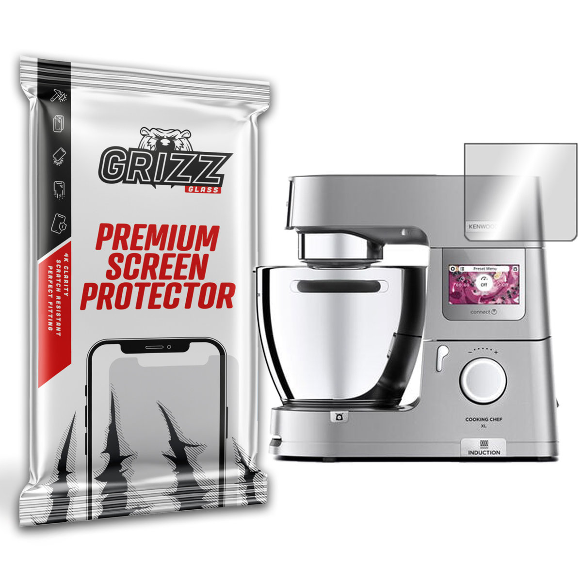 GrizzGlass HydroFilm folia hydrożelowa do Kenwood Cooking Chef XL KCL95.424SI