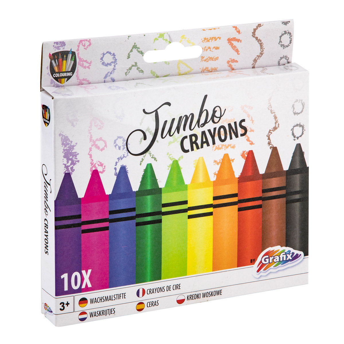 10 Kredek Jumbo