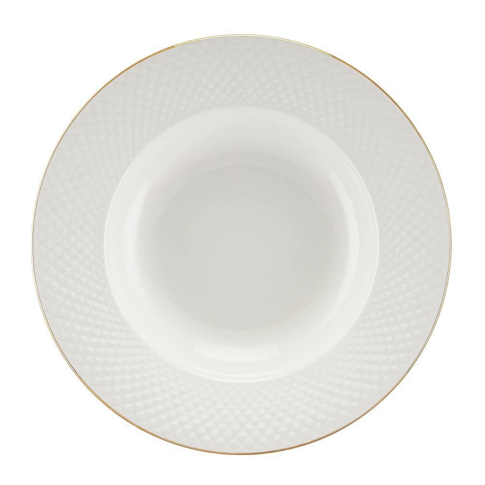 Villa Italia Talerz głęboki porcelanowy Bari Gold