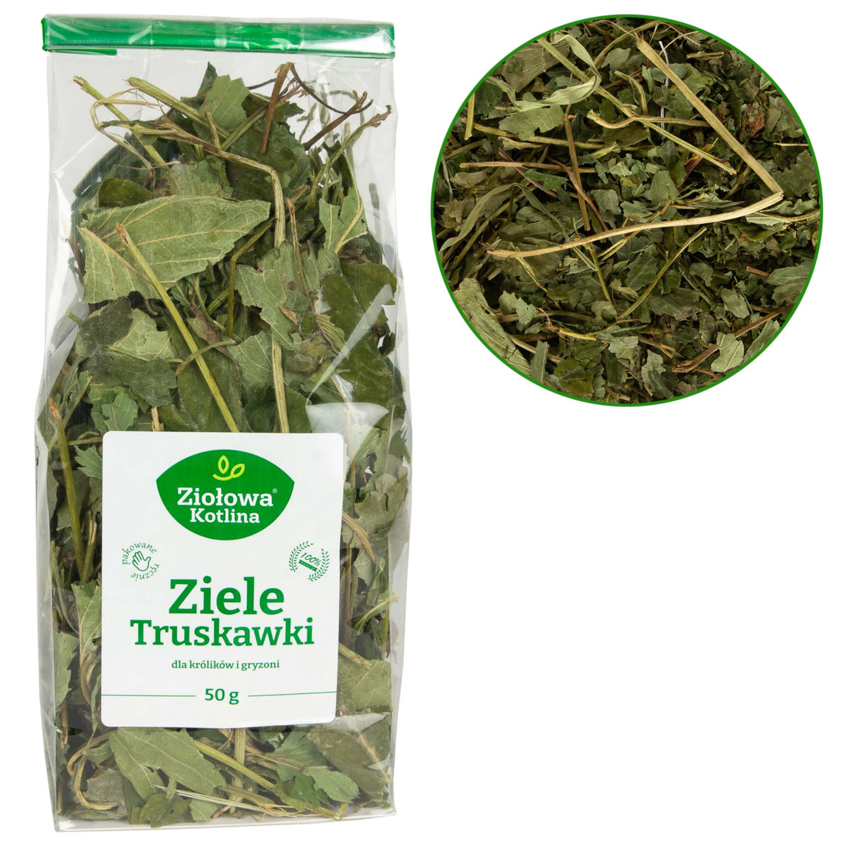 Ziołowa Kotlina ZIELE TRUSKAWKI dla gryzoni 50g