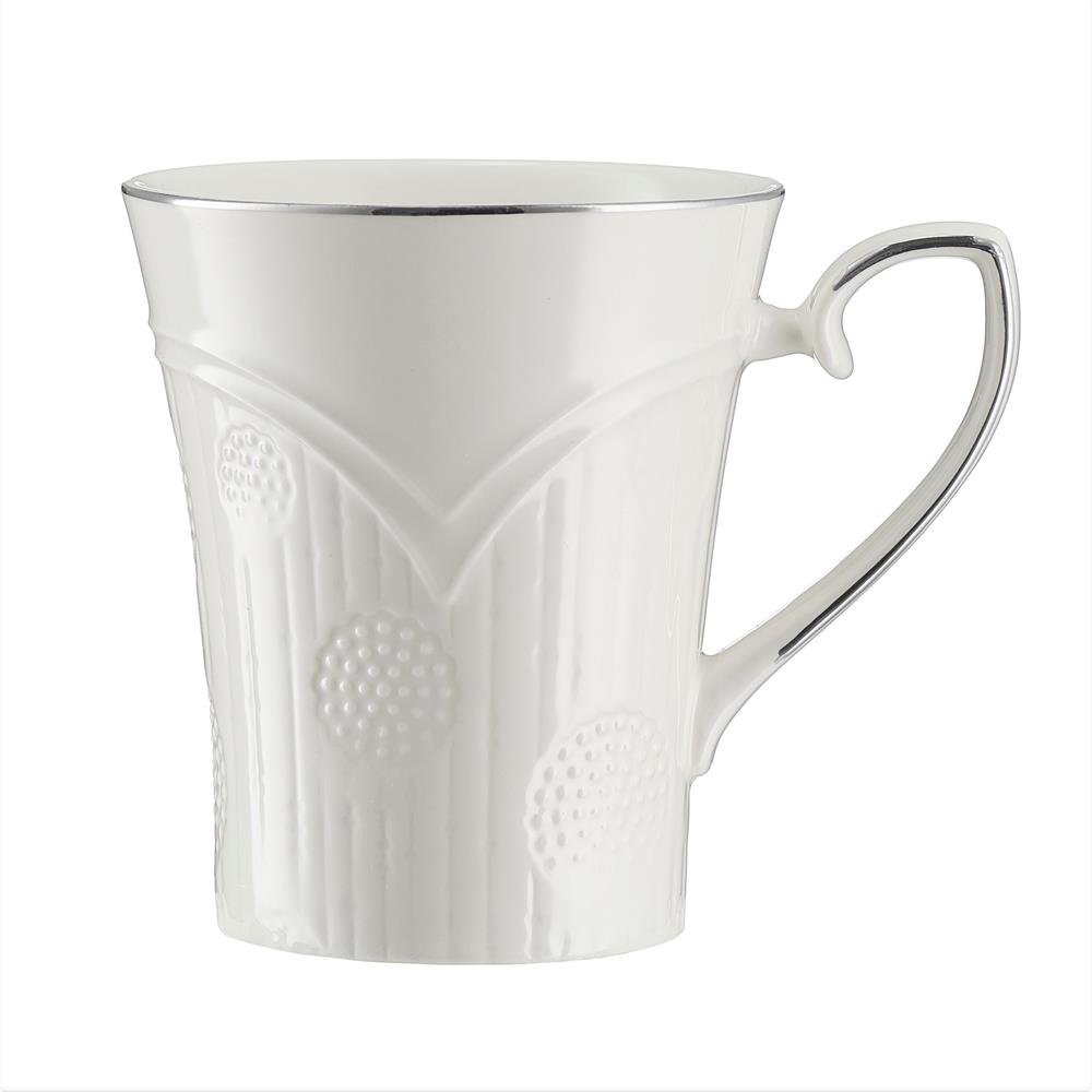 Kubek Porcelanowy 250 Ml Mobi Z Platyną Villa Italia