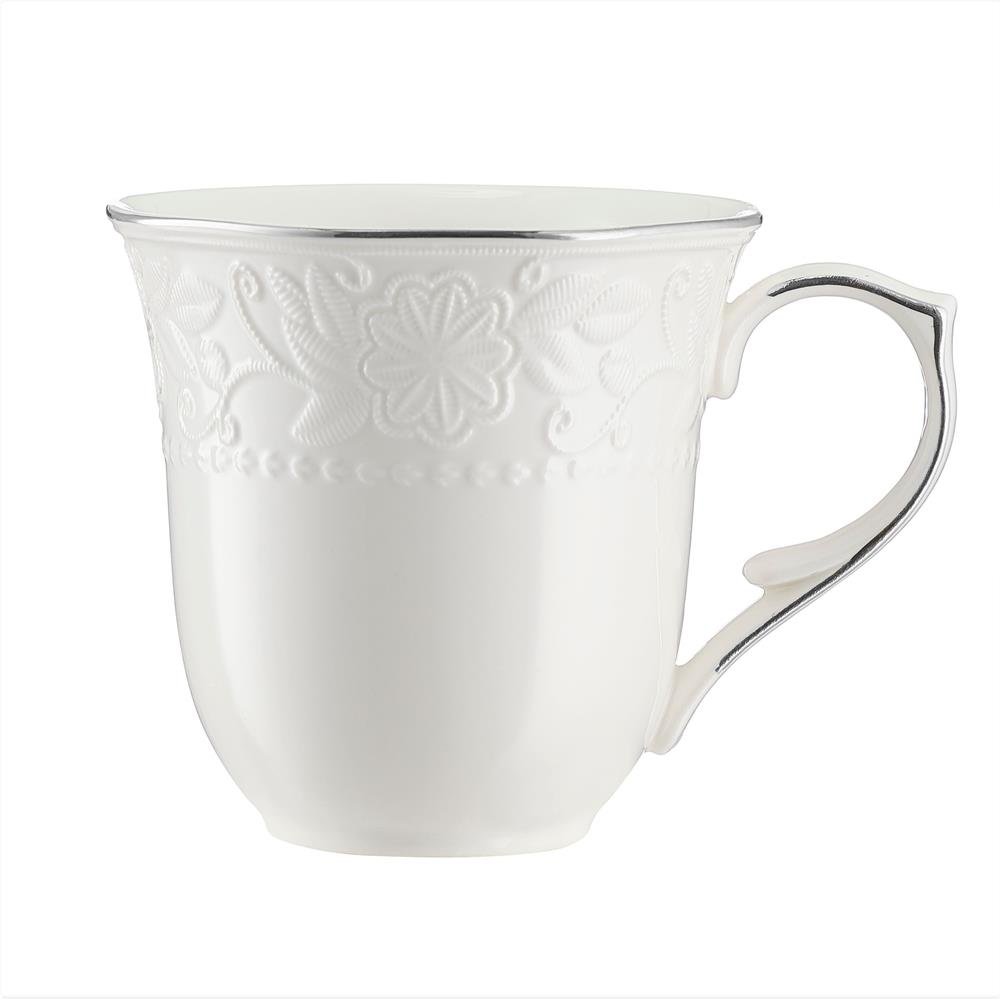 Kubek Porcelanowy 300 Ml Fox Z Platyną Villa Italia
