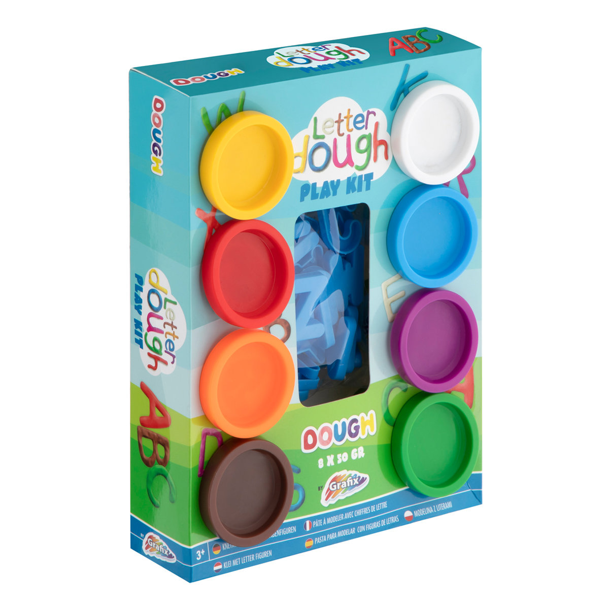 Modelina Z Literami 8 Szt. (8X50G) + 26 Literek