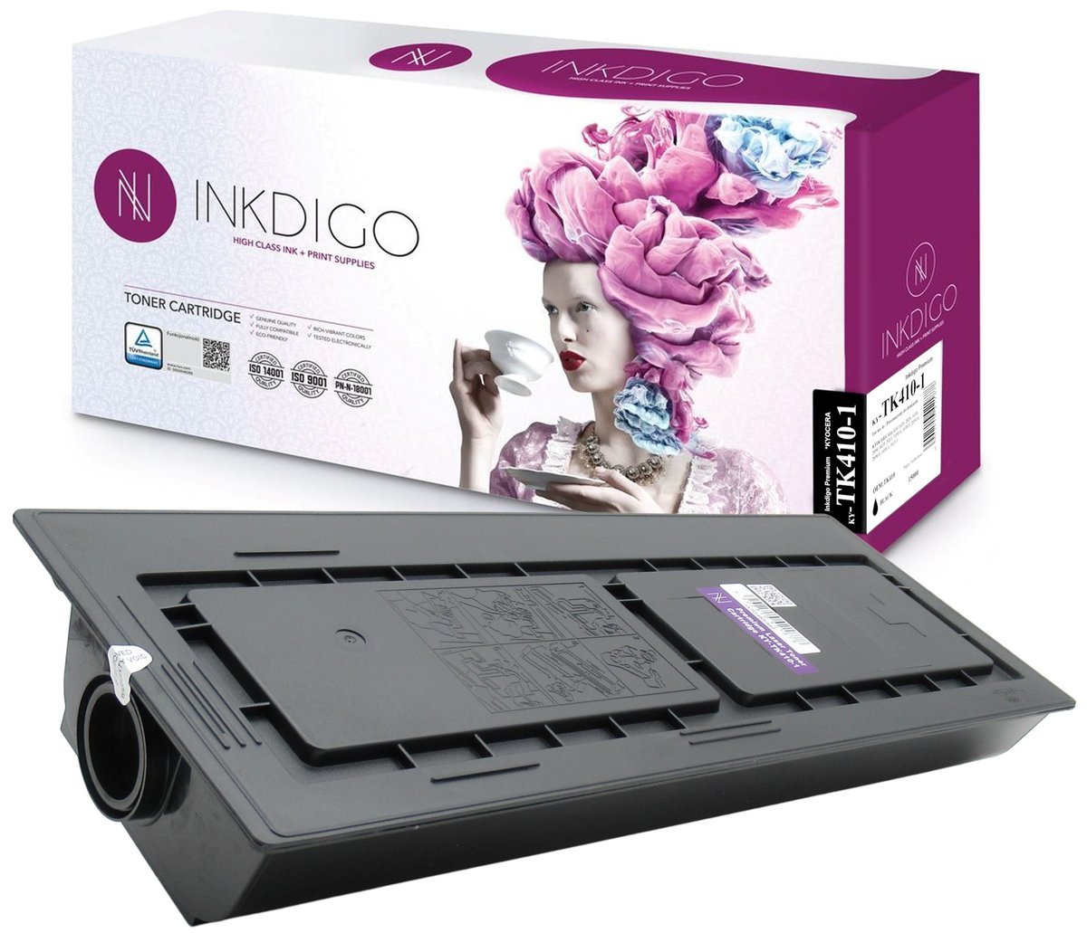 INKDIGO TK-410 zgodny Toner do Kyocera KM1620 KM1650 KM2020