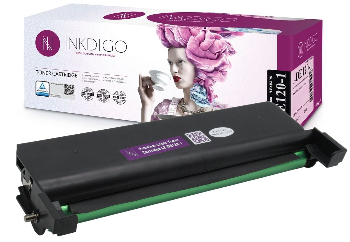 INKDIGO DE120 zgodny Bęben do Lexmark E120