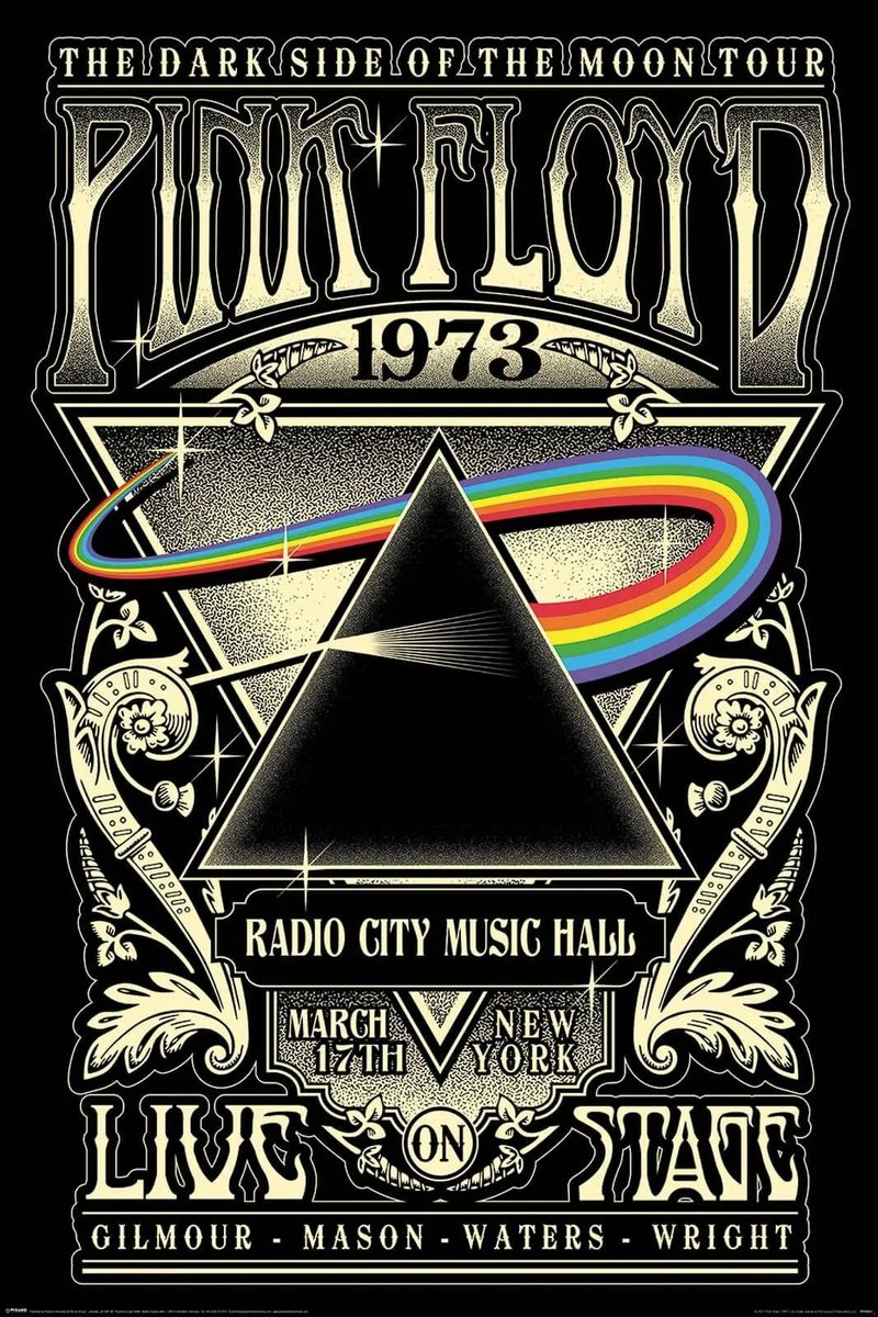 Plakat Pink Floyd 1973 61X91,5Cm