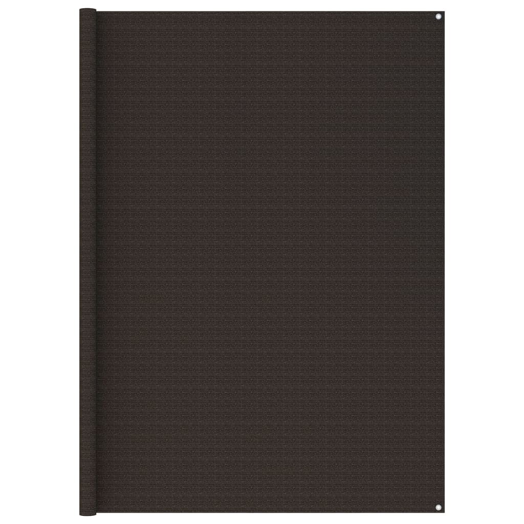 Wykładzina Do Namiotu, 400 X 800 Cm, Brązowa, Hdpe