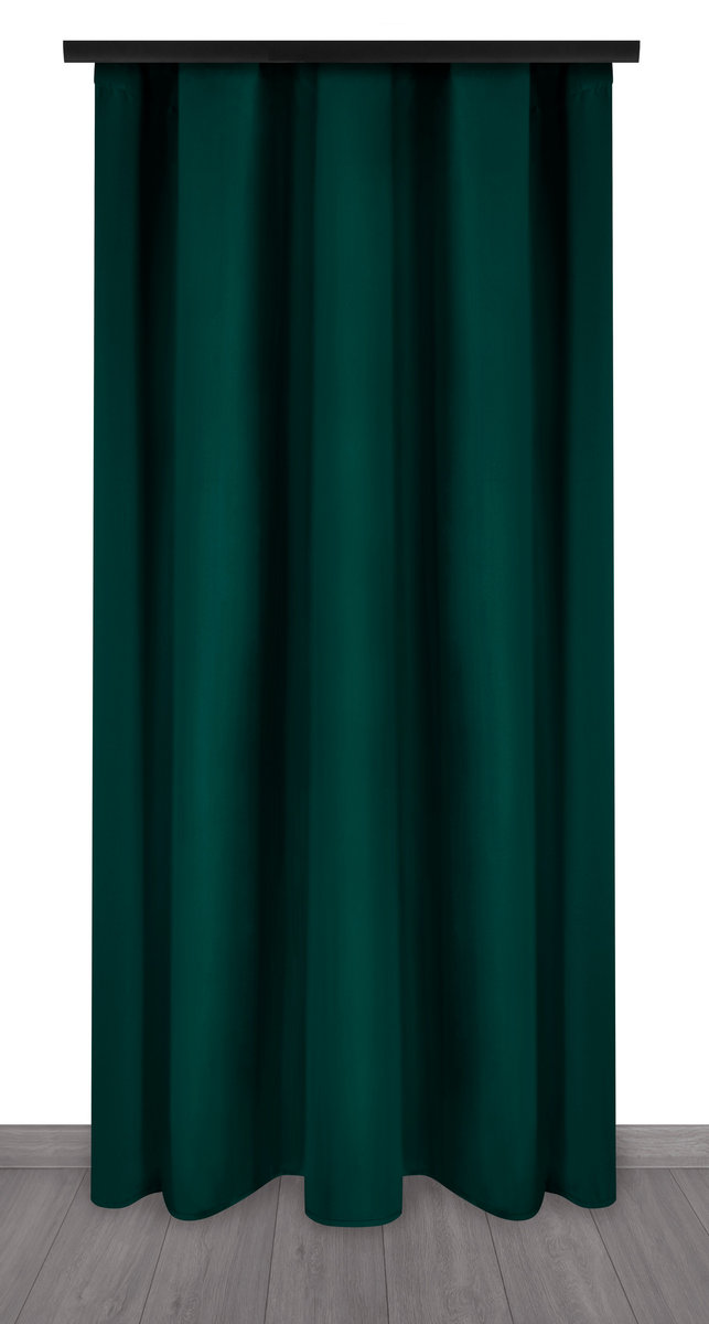 Zasłona Butelkowa Zieleń Taśma 140X280Cm