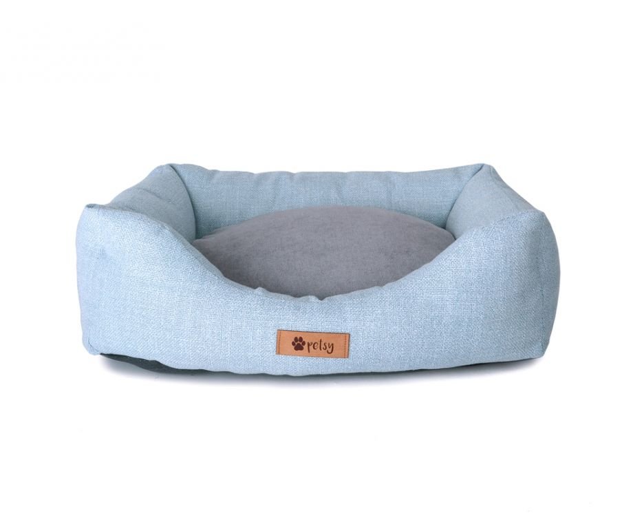 Jasnoniebieskie legowisko 55x42 cm Dony – Petsy
