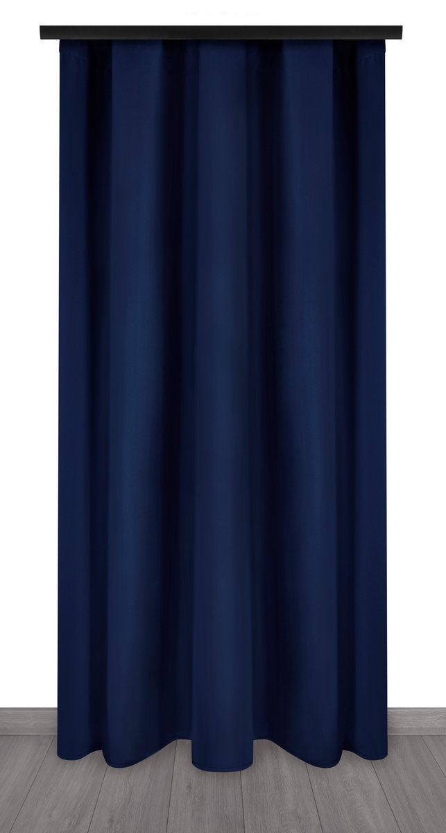 Zasłona Mocny Granat Przelotka 140X260Cm