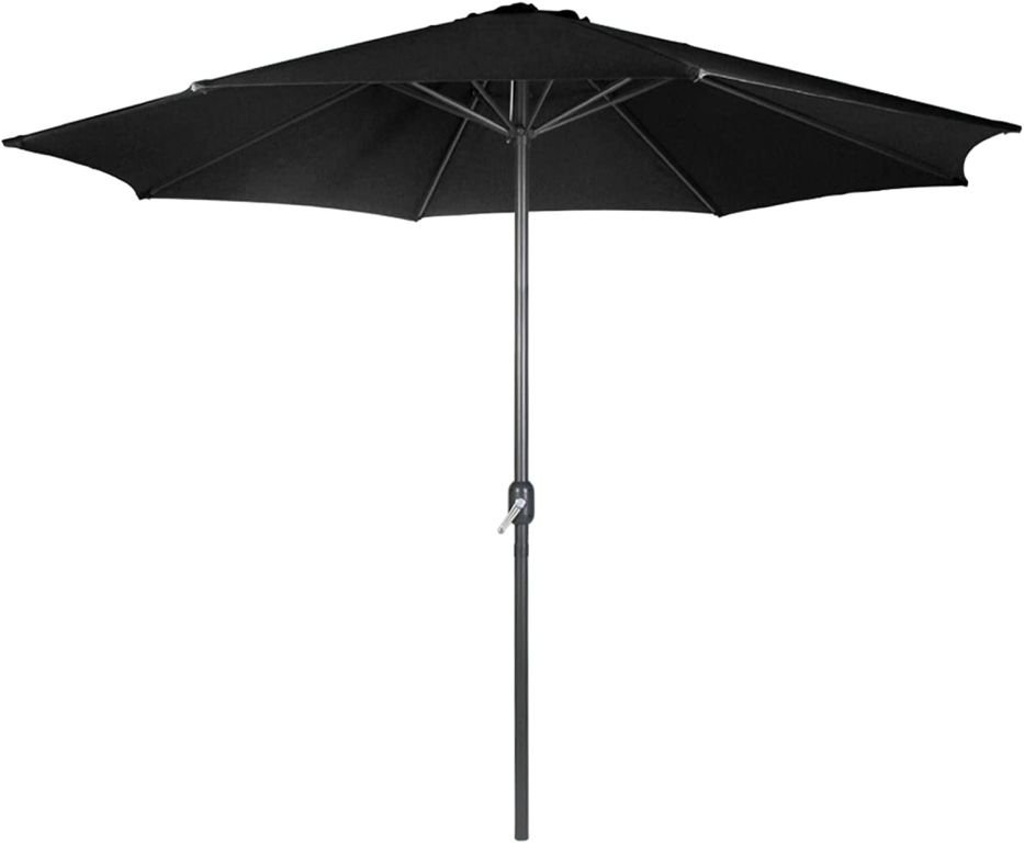 Miadomodo Parasol Z Klamką 250 Cm, Czarny