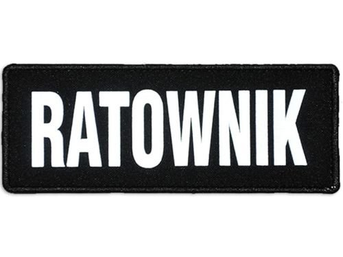 Emblemat Ratownik Odblaskowy Na Rzepie 13 X 5 Cm