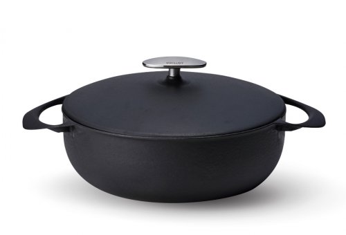 Garnek żeliwny UNILLOY Kurogane 22 cm [US220BK]