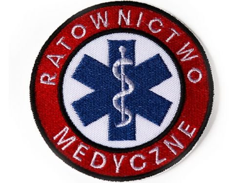 Emblemat Ratownictwo Medyczne Koło Czerwone