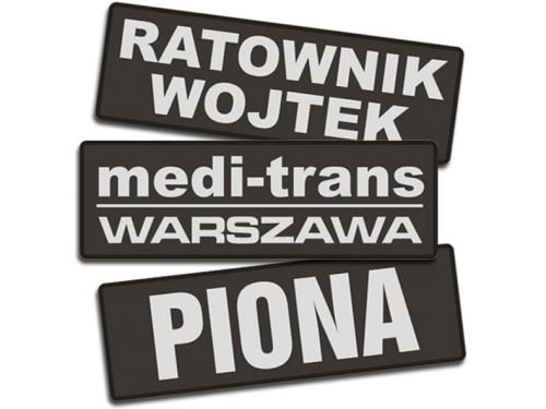 Emblemat Dowolny Odblaskowy Na Rzepie 31 X 10 Cm
