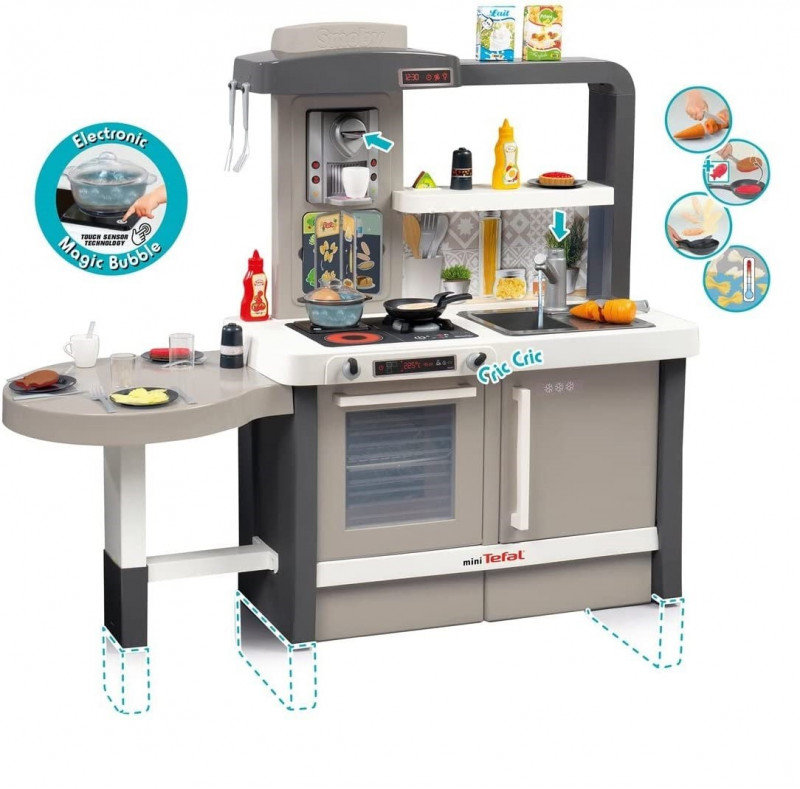 SMOBY Mini Tefal Kuchnia Evolutive + 40 Akcesoriów