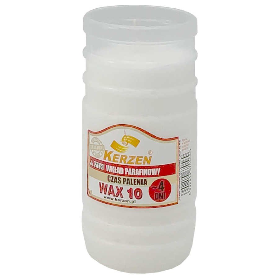 Wkład Do Zniczy Parafinowy Kerzen Wax 10 96H 4 Dni Sztuka