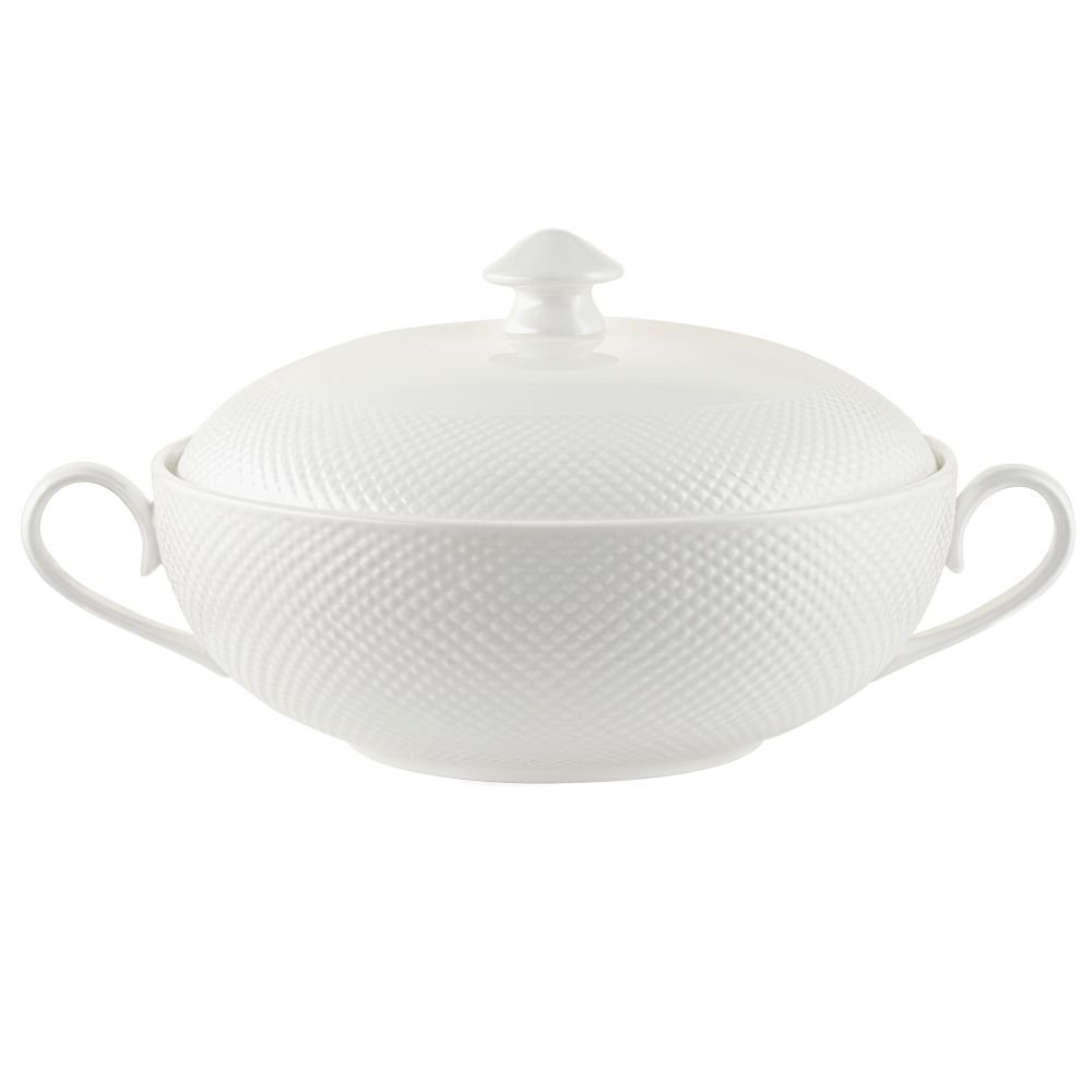 Waza Porcelanowa Biała 2,5 Litra Bari White Villa Italia