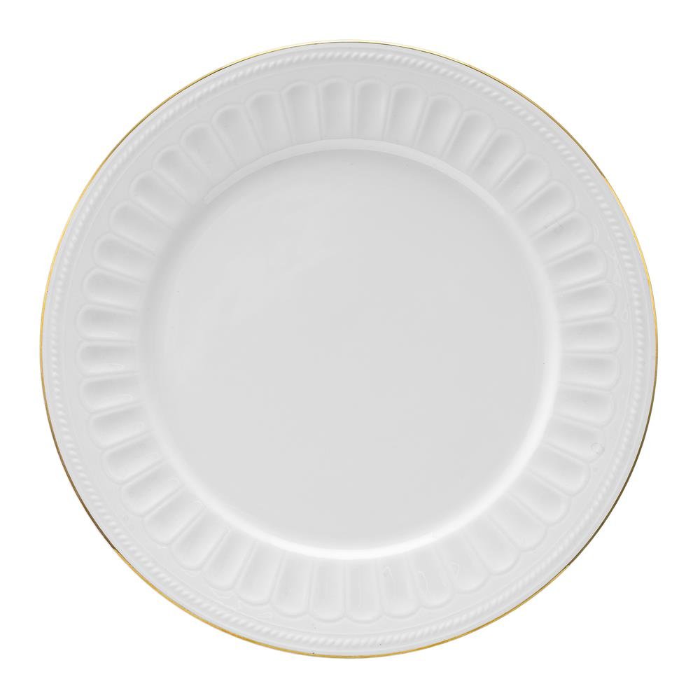 Talerz Płytki Porcelanowy 27 Cm Mesyna Gold Villa Italia