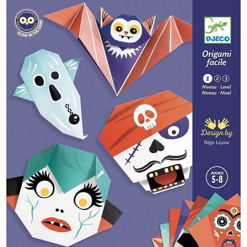 Origami - Różne Zestawy - Djeco - Zwierzęta, Dinozaury, Pudełeczka - Duchy I Zombiaki