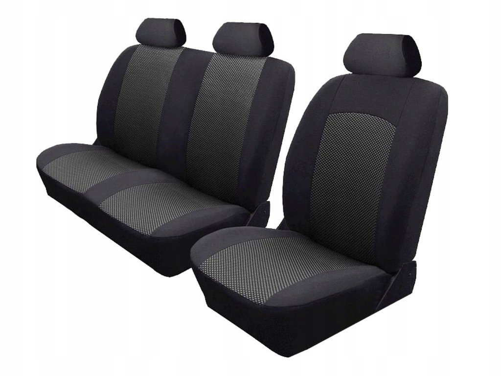 Atra Atra L-/16_T06 szyte na miarę pokrowce na siedzenia samochodowe pokrowce na fotele samochodowe, szare L-/16_T06