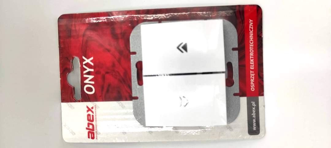 Abex onyx biały łącznik żaluzyjny odbijający WP-10O WP-10O biały