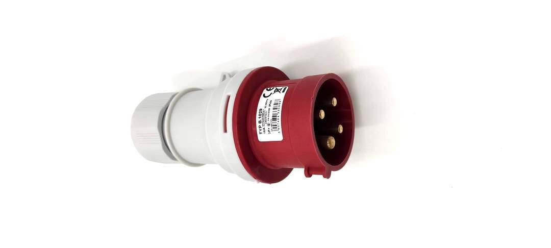 Pawbol Wtyczka siłowa 16A 4P 400V IP44 B.1029