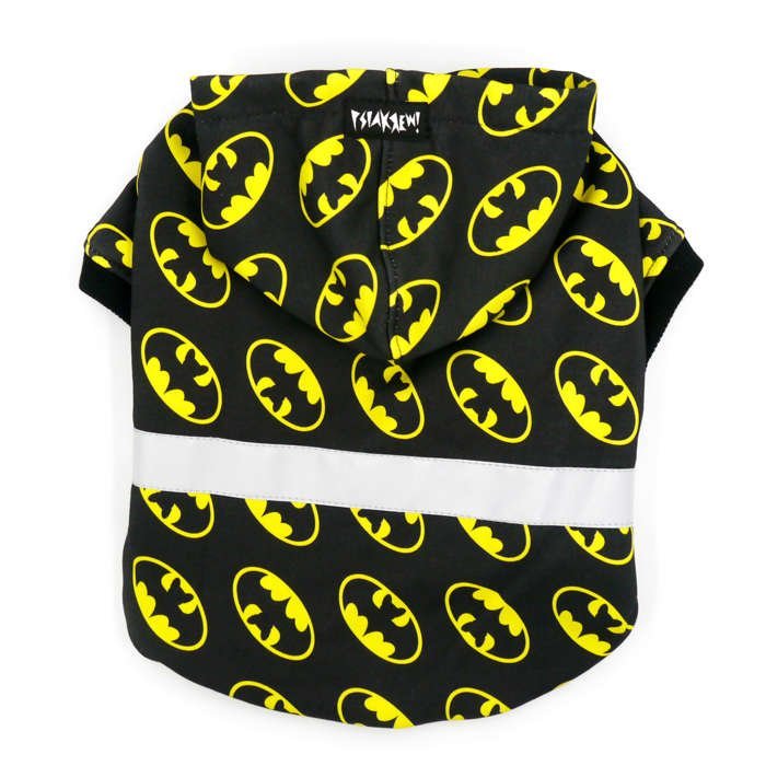 Bluza dla Psa z kapturem Batdog, odblaskowy element, super hero print-XS
