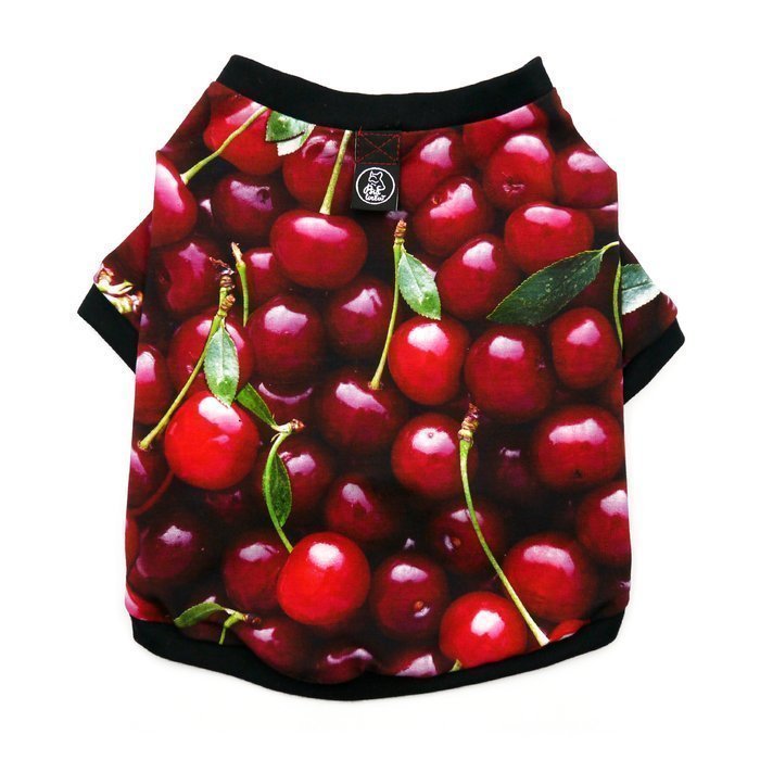 Koszulka T-shirt dla Psa Czereśnie Psiakrew-M