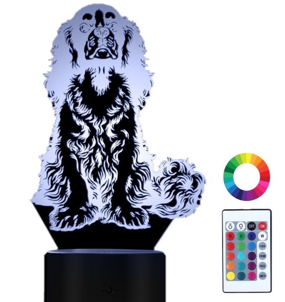 Lampka Nocna Led 3D Cavalier King Spaniel Grawer