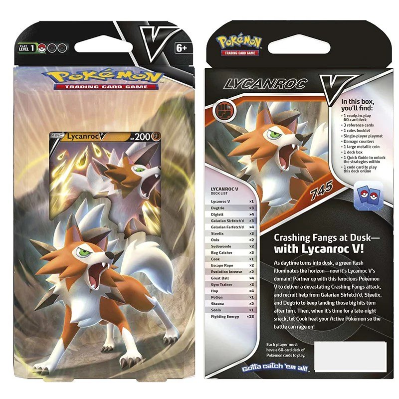 Pokemon Tcg Deck Lycanroc Talia 60 Kart