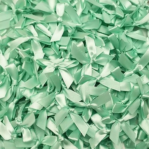 Kokarda Ozdobna 4X4Cm Jasnozielona 5 Szt.